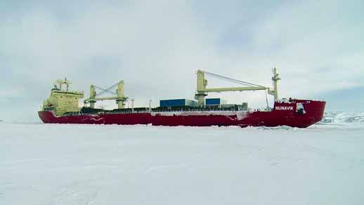 First arctic cargo shipped through the Northwest Passage